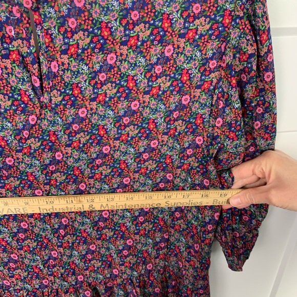 Natural Life Blair Floral Mini Dress MEDIUM Cottagecore Romantic Boho Western - Picture 7 of 8